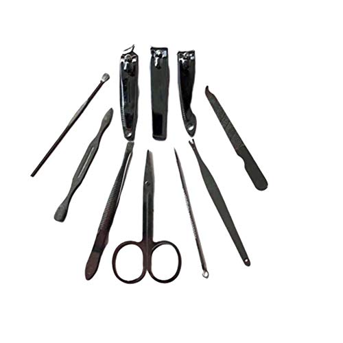 Juego De Cortador De Uñas Gruesas,Uñas Y Uñas De Hongos Kit De Juego De Pedicura con Forma De Lápiz Portátil para Taladro De Uñas Análisis De Cara Y Uña por Set De Cortaúñas Manicura Pedicura