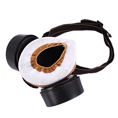 Juego de máscara antipolvo con filtro de pintura y máscara de respirador de doble cartucho