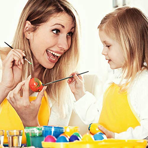 Juego de Pinceles 18 Unidades, Pinceles de Artista,Pinceles de Pintura al Óleo,Pinceles de Arte,Pinceles de Pintura Acrílica, con 1 Rascador, 2 Esponjas, para Pintar al Óleo/Acrílica/Acuarela (Negro)