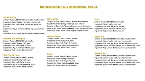 Juego de prueba de cerveza alemana: idea de regalo de Navidad para hombres, regalo de Navidad para hombres o ideas de regalos inusuales para hombres