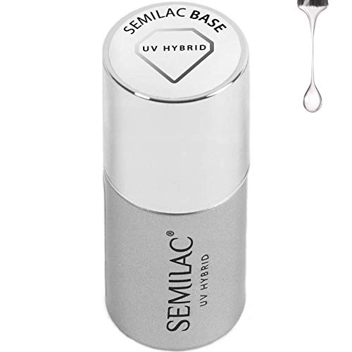 Juego de secado de uñas híbrido Semilac Try Me UV LED 36 W Starter Set lámpara – 3 botes de esmalte de uñas UV híbrido esmalte de uñas UV geles endurecimiento