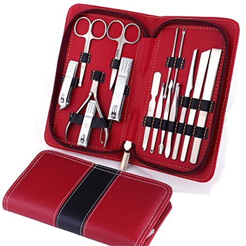 Juego De Tijeras Para Cortauñas Juego De Manicura Juego De Cuidado De Pedicura,Set De Manicura Cortaúñas Para Hombres Y Mujeres Análisis De Cara Y Uña Por Alicates De Apertura De Uñas Y Uñas