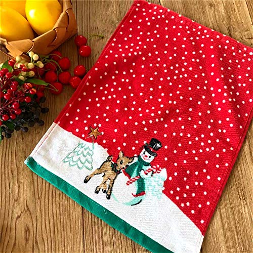 Juego de toallas Xtian de algodón creativo para Navidad, toallas suaves para baño, cara, toalla de baño, toalla de baño, calidad de hotel absorbente