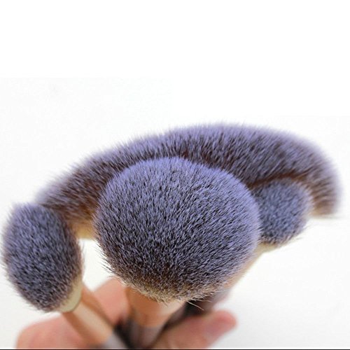 Juego profesional de brochas STONCEL para maquillaje, fabricadas con mango de madera, alta calidad, incluye pinceles para base de maquillaje