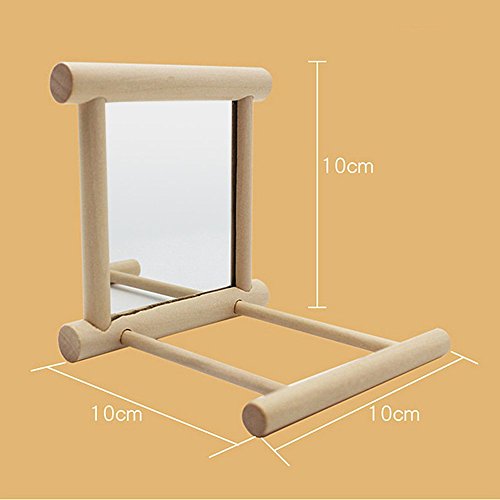 Juguete de madera natural para pájaros, columpio para loros, periquitos, cacatúas, cotorras, tórtolas, pinzones, cacatúas africanas grises