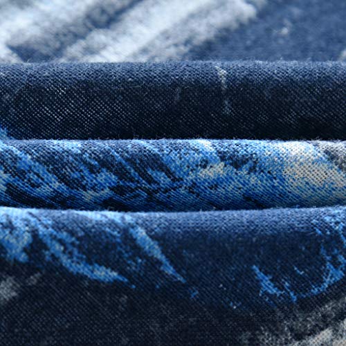 Julhold - Camiseta de algodón con estampado de oso de dibujos animados, para niños y niñas de verano de 0 a 5 años Azul azul 1-2 años