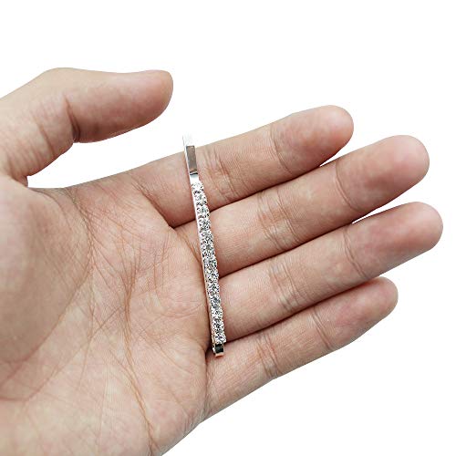 JUN-H 12 Piezas Pinzas Para El Cabello Con Diamantes Alfileres Para El Cabello De Cristal Para Mujeres Y Niñas Pinzas Para El Cabello De Novia Accesorios Para El Cabello Pinzas Para El Cabello