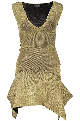 Just Cavalli S04CT0748 Vestido Corto Mujer Oro 906 S