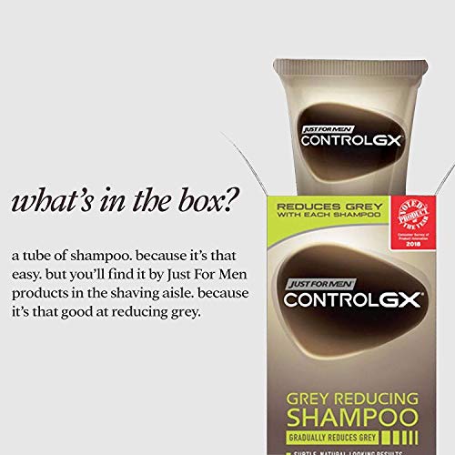 Just For Men Control GX - Champú, 147 ml, 3 unidades