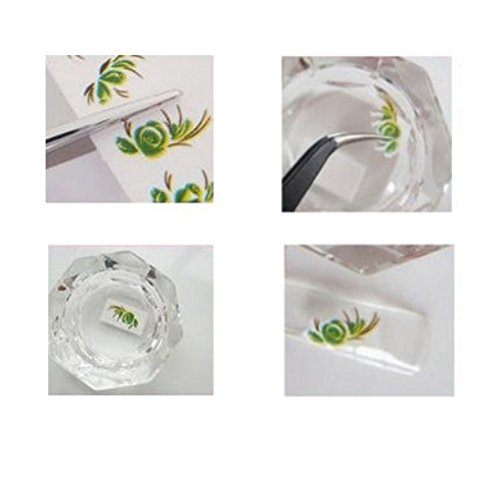 Just Fox – uñas Pegatinas Tatuaje Nail Art Calavera Rosas