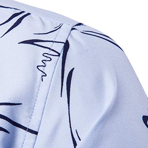 JUTOO 2019 Nuevo patrón de los Hombres de Moda de Solapa de impresión de Manga Larga Camisa