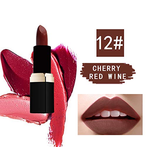 JUTOO Pasta de frijoles serie 12 color hidratante labial