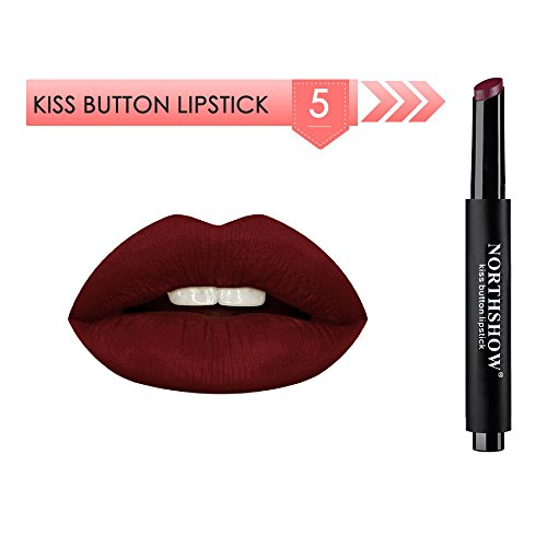 JUTOO Presione el lápiz labial mate humectante mate lápiz labial de larga duración