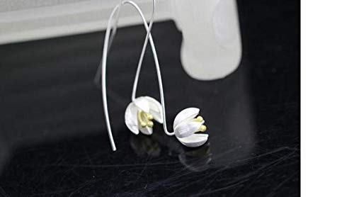 Jyuter12 Nenúfares Pendientes De Mujer Aretes Joyas Regalos De Cumpleaños Damas