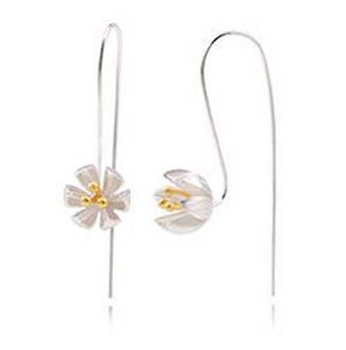 Jyuter12 Nenúfares Pendientes De Mujer Aretes Joyas Regalos De Cumpleaños Damas