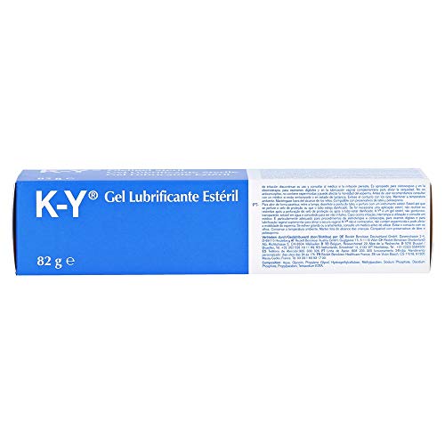 K-Y lubricante - lubricante estéril en un tubo de 82 g - paquete de 6 (6x82g tubo)