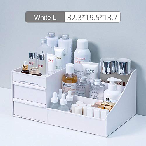 KAD 2020: Cajas de cosméticos, cajones de cosméticos, Joyas, Esmalte de uñas, recipientes de cosméticos, Accesorios para teléfonos celulares whiteL