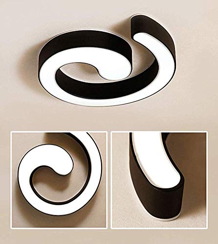 KAD Foco de techo: lámpara de techo creativa, luces de techo, lámpara de techo, lámpara de iluminación, iluminación decorativa, atenuación continua con control remoto, sala de estar, dormitor