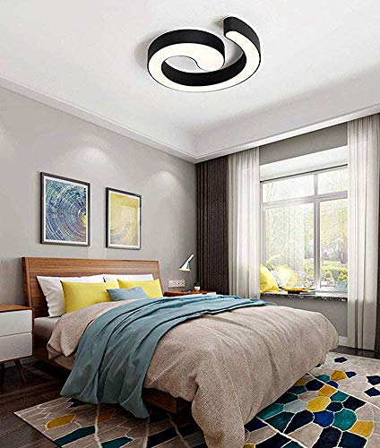 KAD Foco de techo: lámpara de techo creativa, luces de techo, lámpara de techo, lámpara de iluminación, iluminación decorativa, atenuación continua con control remoto, sala de estar, dormitor