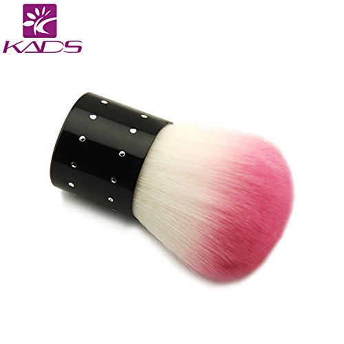 KADS Nail Art polvo remover Limpiador de polvo de uñas brocha para acrílico y UV Gel Nail Powder Rhinestones Maquillaje Fundación