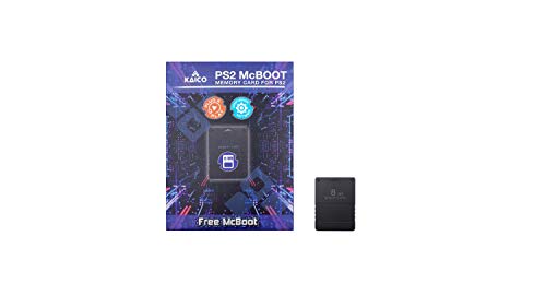 Kaico Free Mcboot 8MB PS2 Memory Card Running FMCB PS2 Mcboot 1.966 for Sony Playstation 2 - FMCB Free Mcboot Your PS2 - Plug and Play - Playstation 2 CFW McBoot 1.966