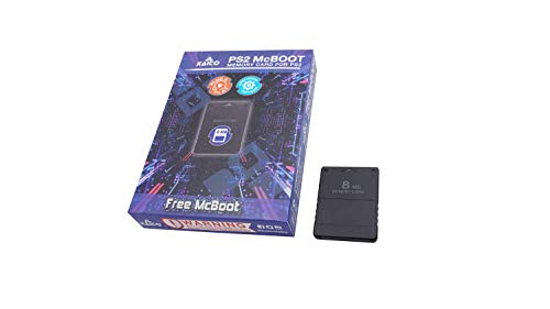 Kaico Free Mcboot 8MB PS2 Memory Card Running FMCB PS2 Mcboot 1.966 for Sony Playstation 2 - FMCB Free Mcboot Your PS2 - Plug and Play - Playstation 2 CFW McBoot 1.966