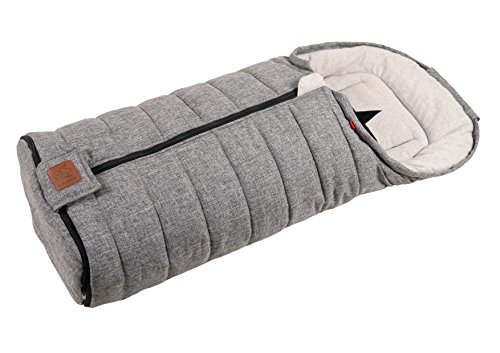 Kaiser 65849225 Shinny - Saco de dormir (algodón), color gris