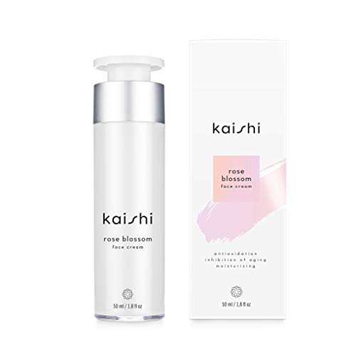 Kaishi - Crema facial Rose Blossom para hidratar en profundidad y combatir las arrugas, 50 ml