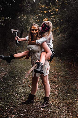 Kaliwa LED Máscaras Halloween, Halloween Mascaras, Craneo Esqueleto Mascaras, para Navidad /Halloween /Cosplay /Grimace Festival /Fiesta Show /Mascarada, Alimentado por batería (no Incluido) (Rojo)