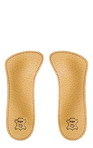 Kaps Plantillas Ortopédicas de Cuero 3/4 con Soporte de Arco Longitudinal y Metatarsiano, Flamenco, Todas las Tallas (37 EUR)