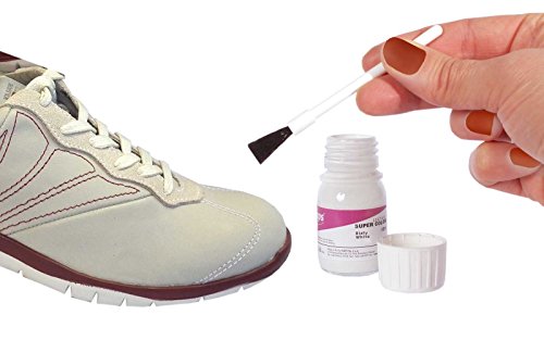Kaps Tinte con Imprimación para Zapatos y Bolsos Textiles Y de Cuero Natural Y Sintético, Super Color And Preparer, 70 Colores (147 - gris lava)
