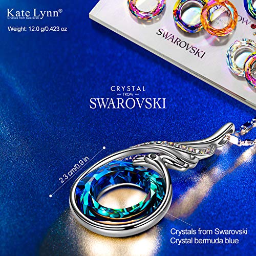 Kate Lynn - Nirvana de Fénix - Collar, Simbolizando la Suerte y la Renovación, Cristales de Swarovski, Diseño Original, Elegante Caja de Regalo, Joyería de Mujer