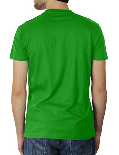 KaterLikoli Don't Panic 21 is Only Half The Truth 42 Douglas Adams - Camiseta para hombre Apple Green XXXL