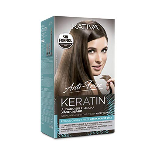 Kativa Keratin Anti-Frizz Alisado Sin Plancha Repara Puntas 30 DE­As - 5 gr