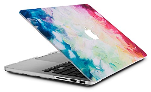 KECC MacBook Air 13" Retina (2020/2019/2018, Touch ID) w/EU Cubierta Teclado + Lamina Protectora MacBook Air 13.3 Ultra Delgado Plástico {A1932} (Fantasía)