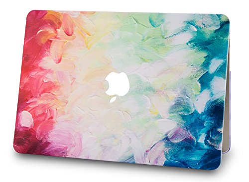 KECC MacBook Air 13" Retina (2020/2019/2018, Touch ID) w/EU Cubierta Teclado + Lamina Protectora MacBook Air 13.3 Ultra Delgado Plástico {A1932} (Fantasía)