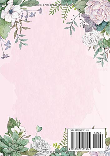 Kenza: Carnet de notes A5 | Prénom personnalisé Kenza | Cadeau d'anniversaire pour femme, maman, sœur, copine, fille ... | Design : floral | 120 pages lignée, Petit Format A5 (14.8 x 21 cm)