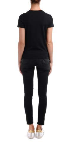 Kenzo Tiger - Camiseta para mujer, color negro con logotipo de rosa Negro
 XL