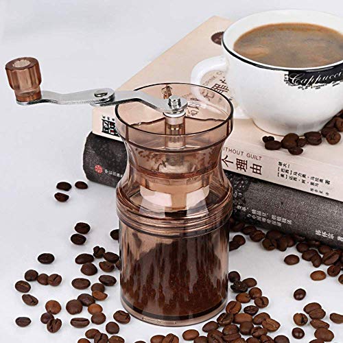 KFJDX Molinillo de café Manual portátil - Molino de Granos de café a Mano con Rebabas de cerámica, Mini máquina de café for Viajes al Aire Libre