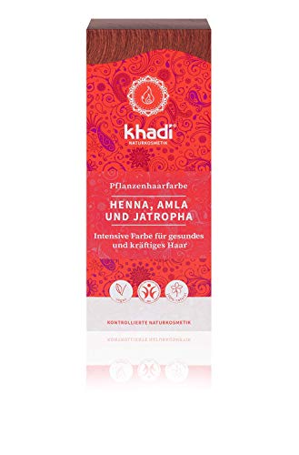 Khadi Henna Natural con Amla y Jatropha 100Gr - 1 unidad