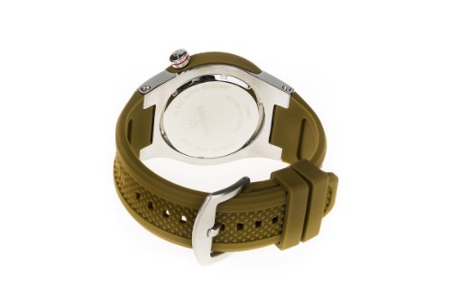 Kienzle Poseidon L Slim K2093013033-00399 - Reloj analógico de Cuarzo para Hombre, Correa de Silicona Color Verde