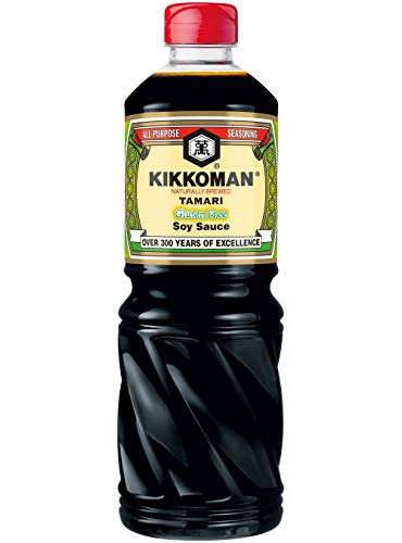 KIKKOMAN Tamari Gluten salsa de soja 1 Litro (1L)
