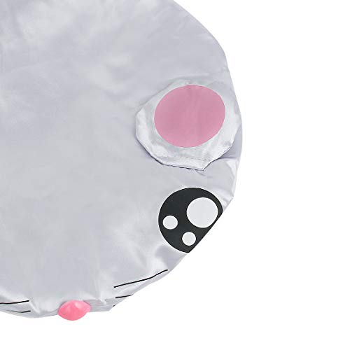 Kilofly - Juego de 3 gorras de ducha impermeables reutilizables para niños, diseño de dibujos animados