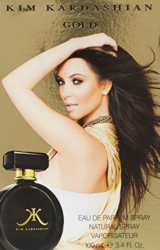 Kim Kardashian oro Eau de Parfum Spray para ella, 100 ml
