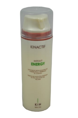 Kin Kinactif extraer energía termo Reconstructiva Sin Aclarado Tratamiento para Cabello Fino Débil - 150 ml