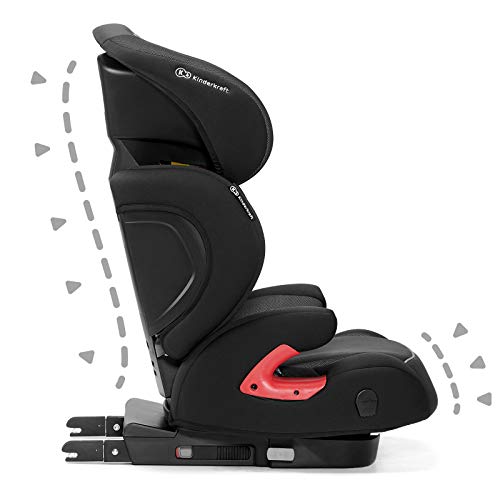 Kinderkraft Silla Coche Isofix UNITY, Niños Grupo 2/3, de 15 a 36 kg, Negro