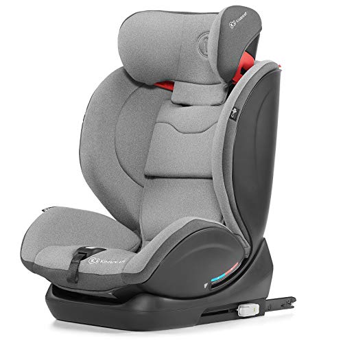 Kinderkraft Silla de Coche Isofix MYWAY, Grupo 0+/1/2/3, 0-36 Kg, H-Guard, Gris