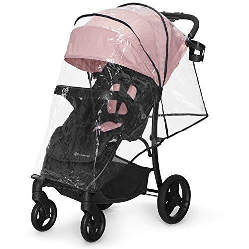 Kinderkraft Silla de Paseo Ultraligera CRUISER, Ruedas de Goma, Suspensión, Rosa