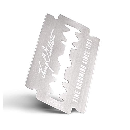 King C Gillette - Máquina De Afeitar De Doble Filo Para Hombre + 6 Recambios Con Las Mejores Hojas De Doble Filo De Gillette Con Revestimiento De Platino