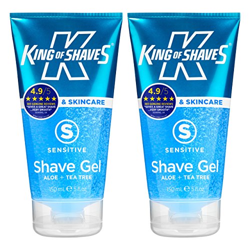 King of Shaves - Gel de afeitado Alphagel Piel sensible - Twin Pack